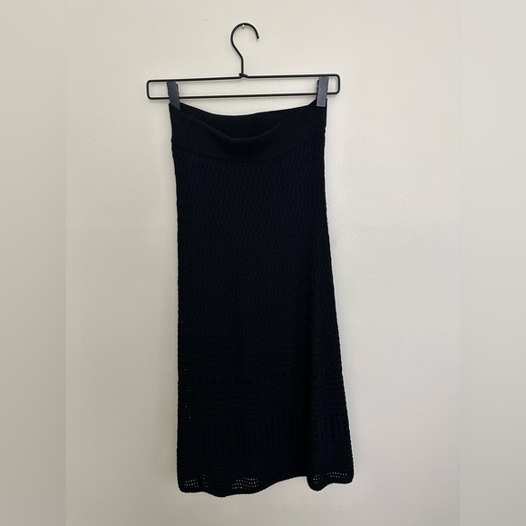 Wilfred Heirloom knit crochet skirt (in BLACK) - Picture 4 of 6